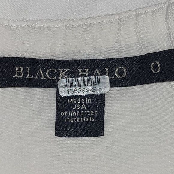 Black Halo Size 0 Multi-Color Ombre Animal Print Dress RTR Strapless USA Made - Picture 14 of 16